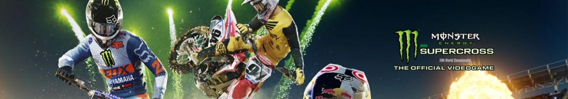 Deel je motocrossbanen online in Monster Energy Supercross