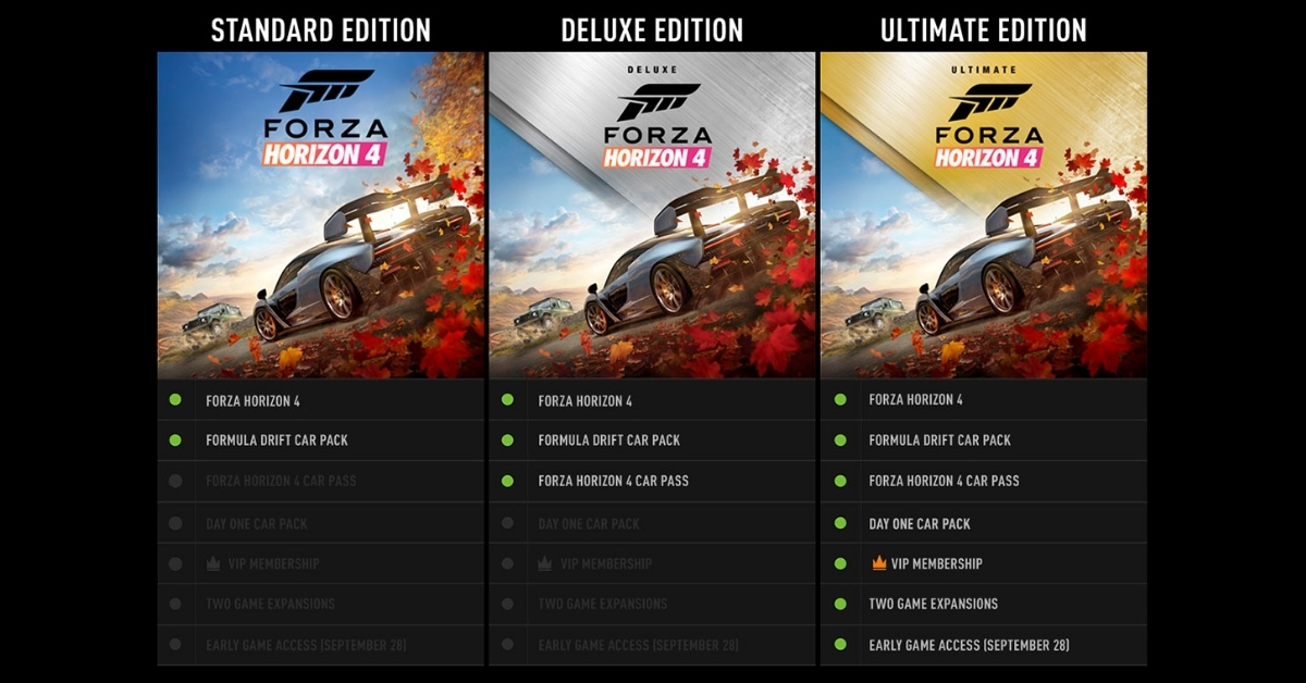 Forza Horizon 4: Alle Editions met Korting