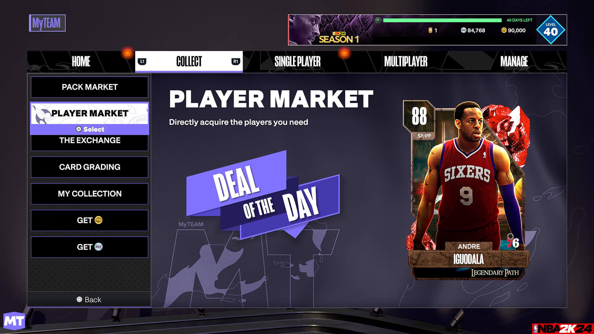 MyTeam Player Market