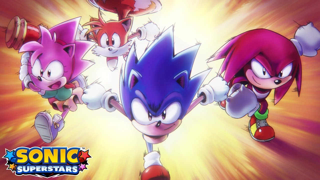 OfficiÃ«le geanimeerde trailer van Sonic Superstars, Sonic, Amy, Tails, Knuckles 