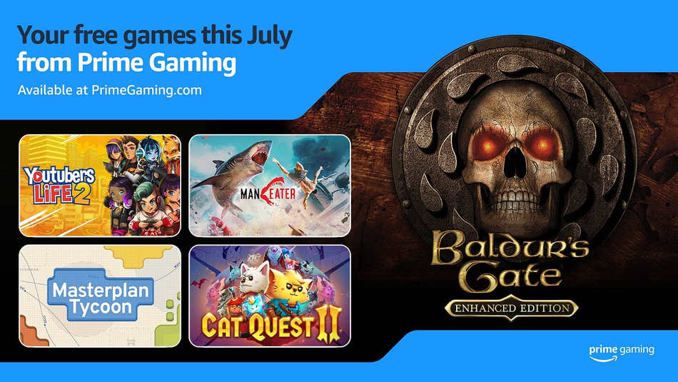 tweede lineup Amazon Prime Gaming Juli 2024