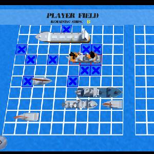 Battleship Tactica Sea Wars 3D - CPU-veld