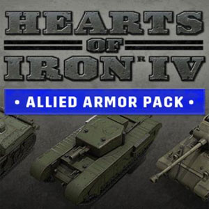 Koop Hearts of Iron 4 Allied Armor Pack CD Key Goedkoop Vergelijk de Prijzen