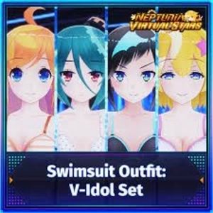 Neptunia Virtual Stars Swimsuit Outfit V Idol Set