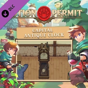 Potion Permit Capital Antique Clock