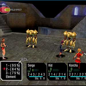 Chrono Cross the Radical Dreamers Turn-Based Gevecht