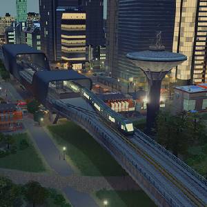 Cities Skylines Content Creator Pack Train Stations Verhoogd eilandperron