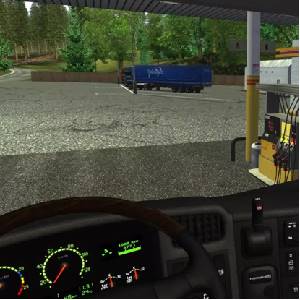 Euro Truck Simulator - Vrachtwagendashboard