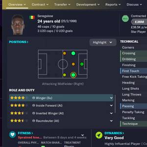 Football Manager 2023 In-game Editor Overzicht