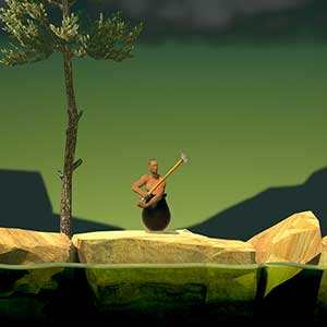 Getting Over It with Bennett Foddy - Top van de berg