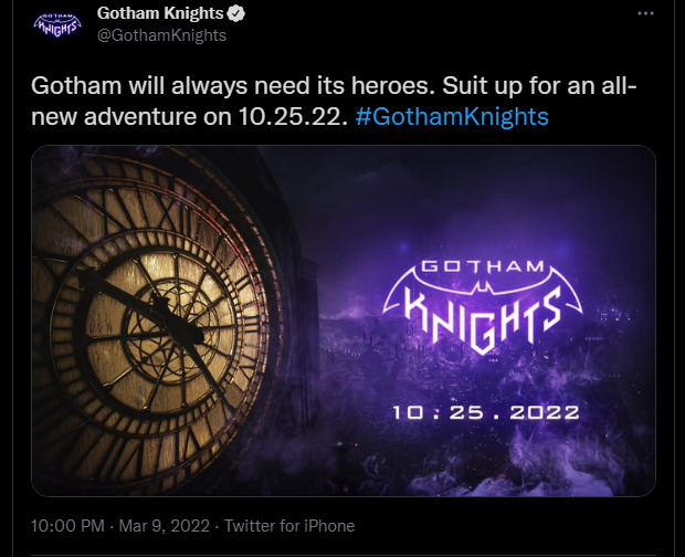 Is Gotham Knights een vervolg op Arkham Knight?