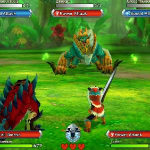 Monster Hunter Stories Turn-Based Strijd