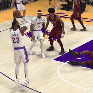 NBA 2K25 - Lebron James Driepunter