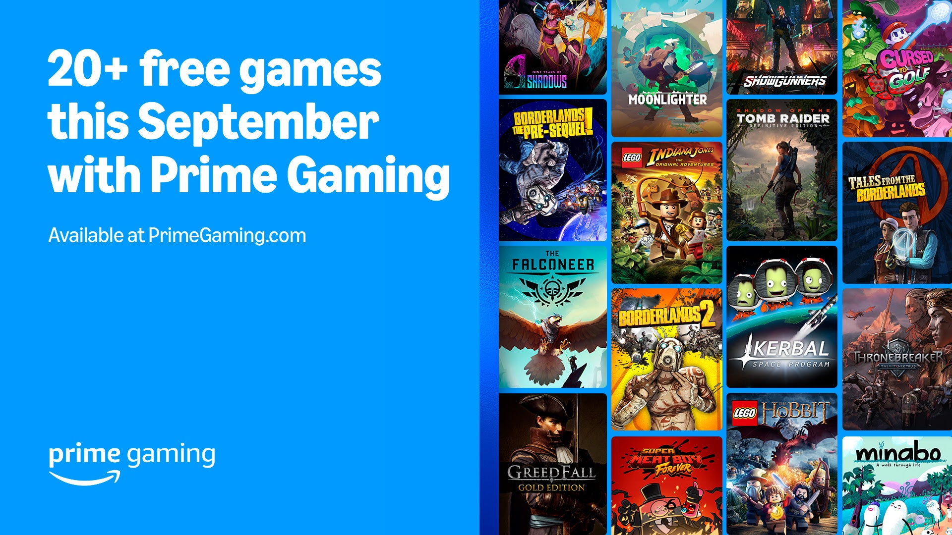 Amazon Prime gratis spellen september 2024