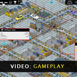 Production Line Car Factory Simulation - Gameplay Video