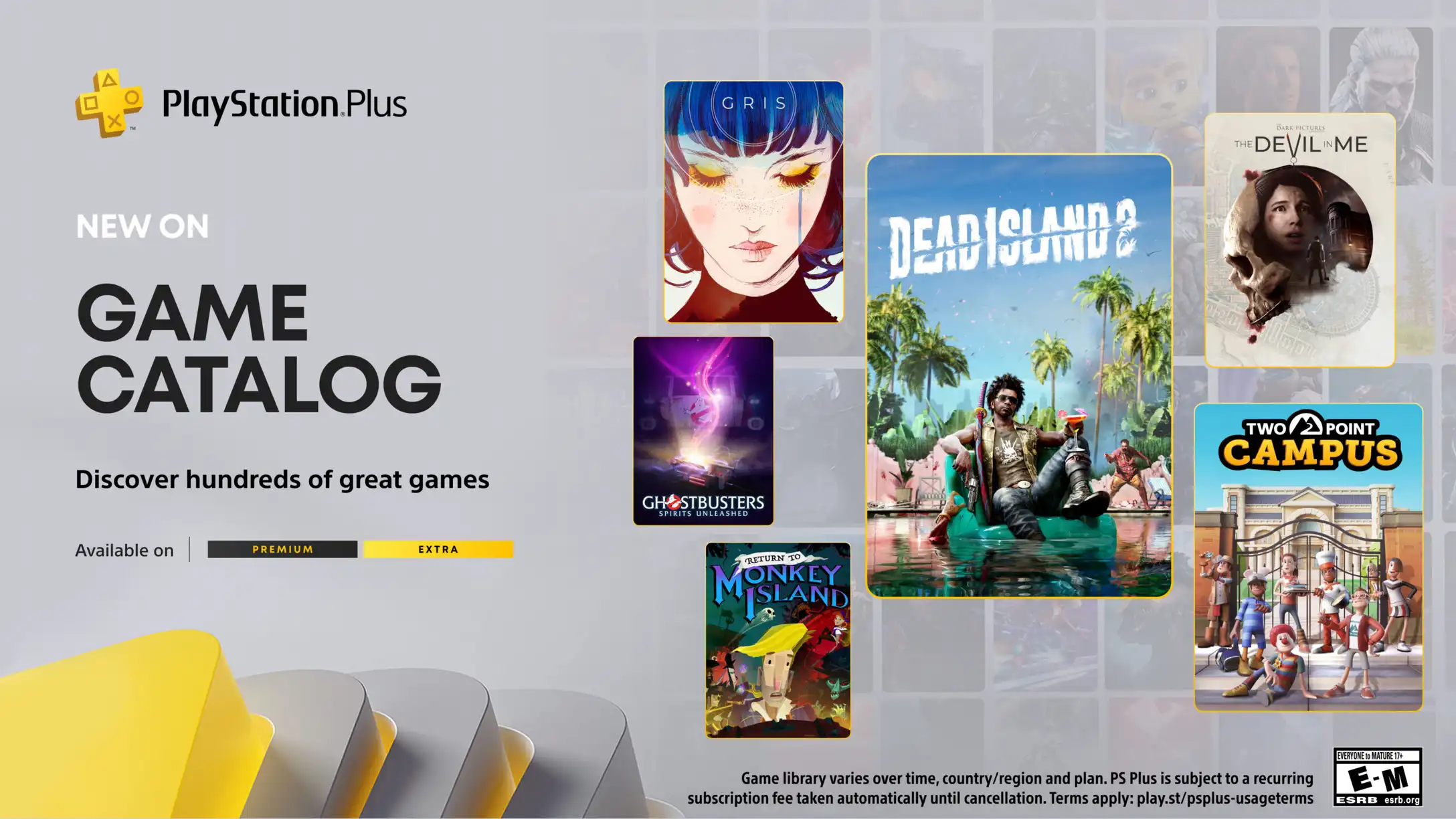 PS Plus Extra Gratis Games September 2024