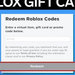 Roblox Gift Card - Inwisselen