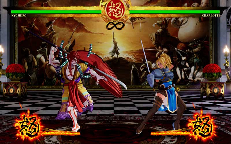 samurai shodown anthology ps2 emulator has a grid