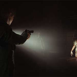 Silent Hill 2 - James schiet op een verpleegster