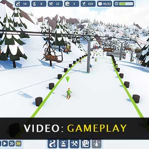 Snowtopia Ski Resort Builder Gameplay Video