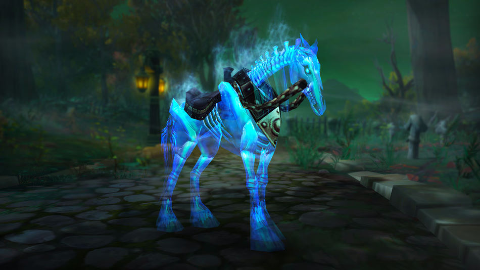 Ghastly Charger mount voor WoW The War Within